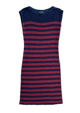 Lauren Ralph Lauren Women’s 100% Linen Striped Sleeveless Knit Midi Dress Size M